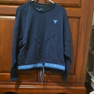 Navy Blue Sweatshirt with Bull Logo